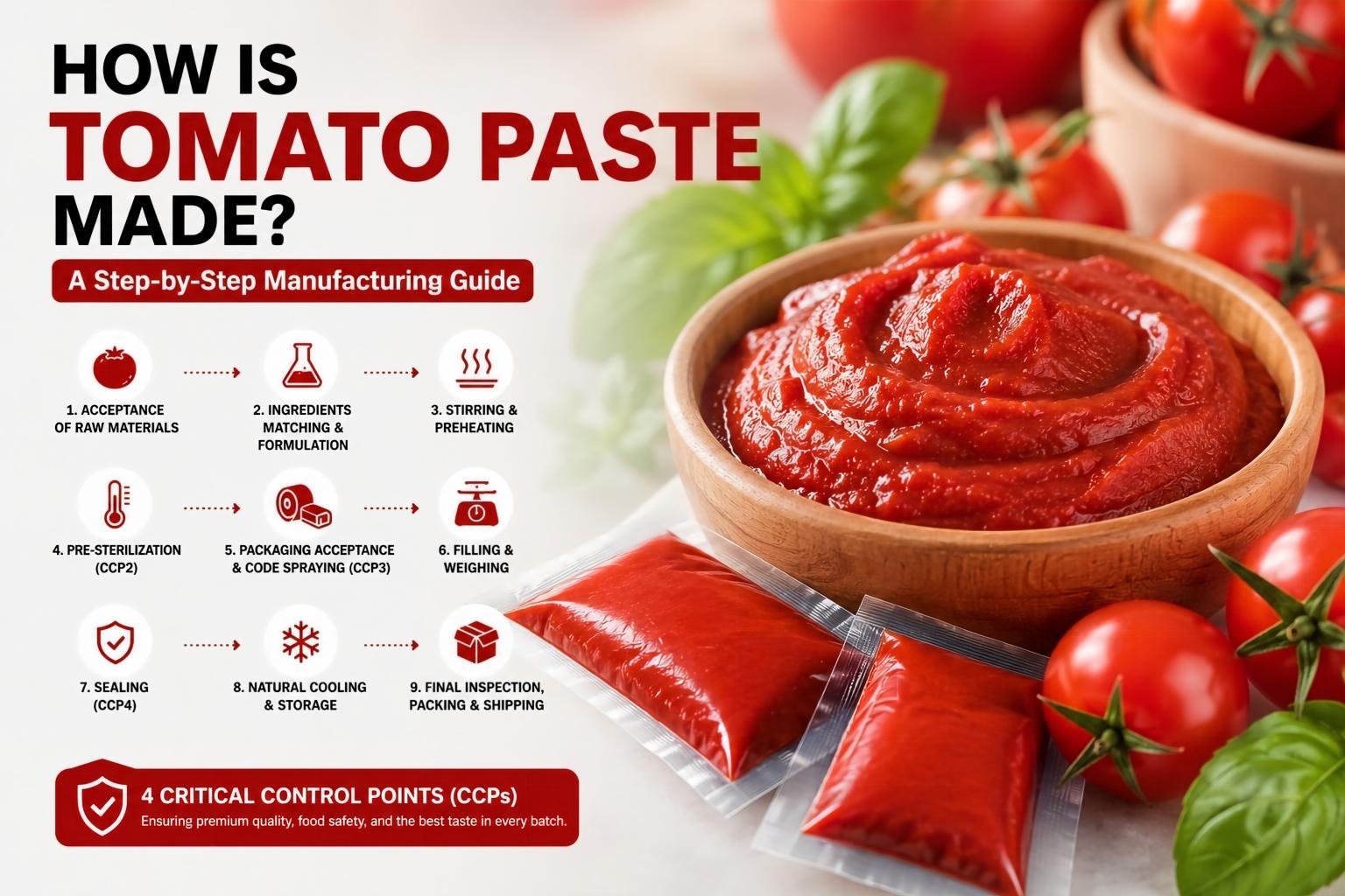 How Is Tomato Paste Made? A Step-by-Step Manufacturing Guide