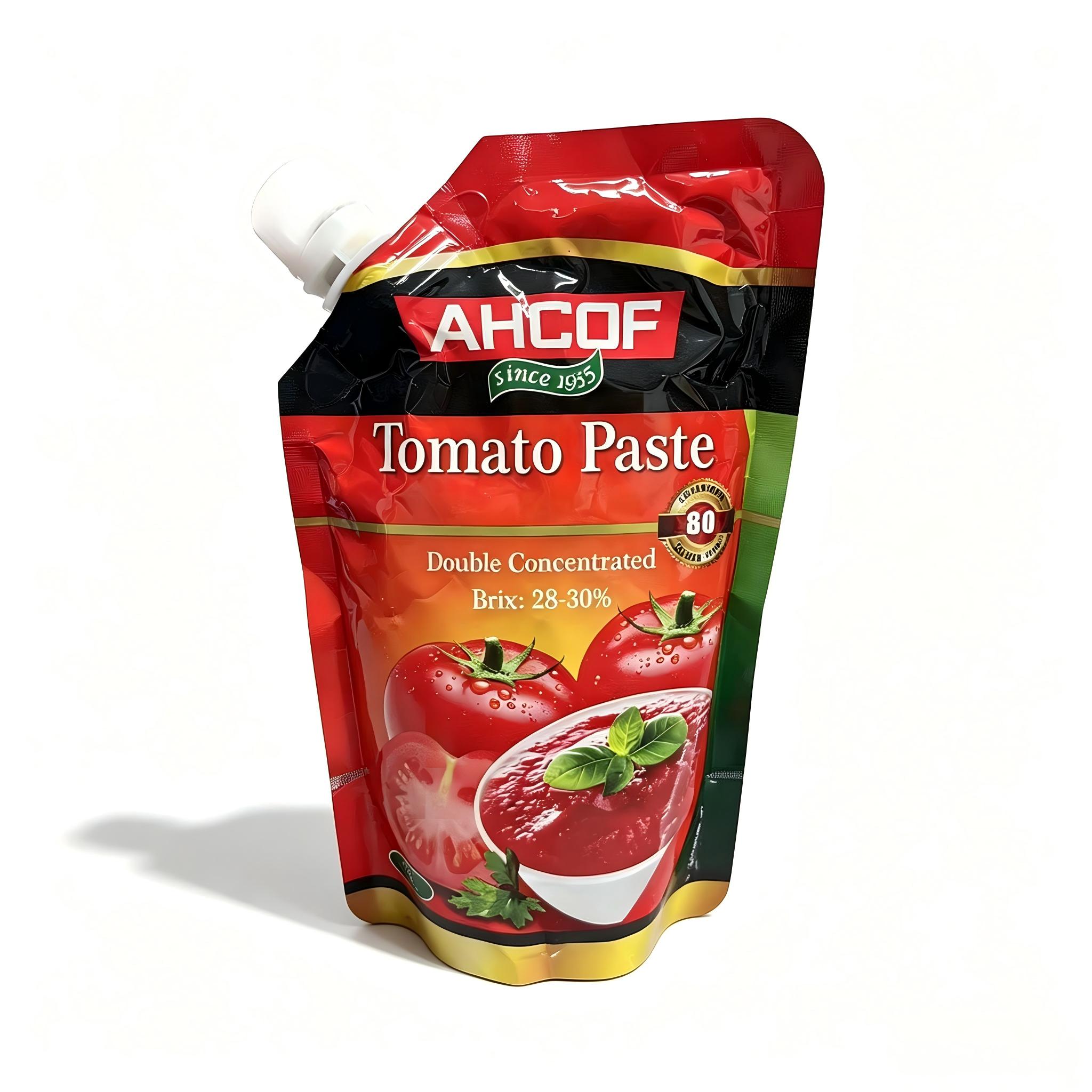 Stand-up pouch tomato paste