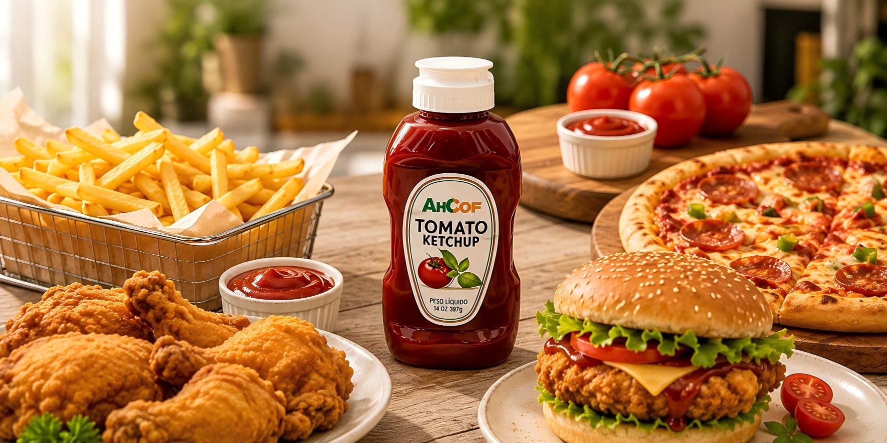 custom tomato ketchup bottle OEM condiment manufacturer