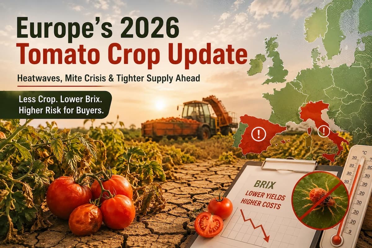 European Tomato Paste Shortage 2026: Why Buyers Are Turning to Chinese Suppliers