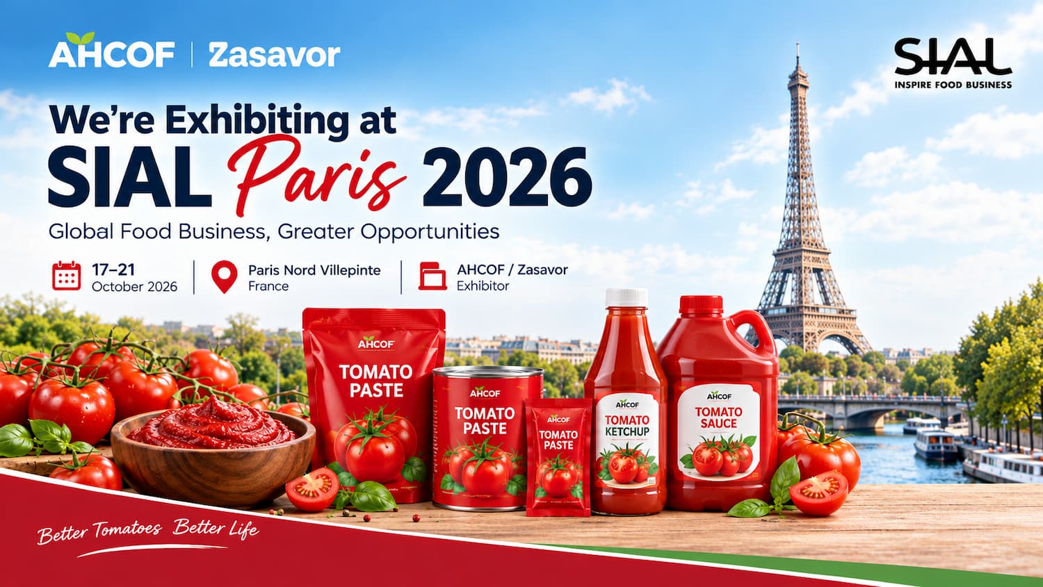 Heading To SIAL Paris 2026: Meet AHCOF & Zasavor in France!